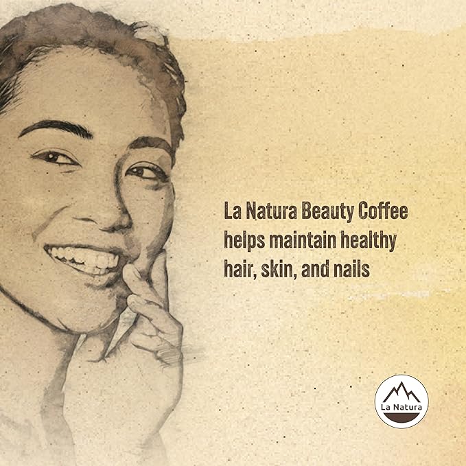 La Natura European-Style Beauty Coffee Pods - For Original Line Nespresso Machines - Espresso Roast with Biotin, Selenium, and Zinc for Healthy Hair, Skin, Nails - Pack of 60