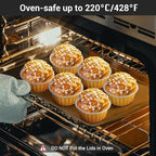 EUSOAR Disposable Ramekins, Gold 50pcs 5oz Mini Aluminium Foil Baking Cups with Lids Creme Brulee Cupcake Liners, Desert Cheesecake Pans Flan Molds Tin Cups Containers for Party Favor Birthday