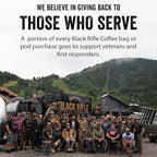Black Rifle Coffee Company Blackbeard's Delight, 12oz Bag, Ground Coffee Dark Roast - Roasted Blend Made from Arabica Beans - Colombian & Brazilian Beans - Veteran Founded & American Made