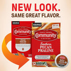 Community Coffee Southern Pecan Praline Flavored 12 Count Keurig K-Cup Coffee Pods, Medium Roast, 12 Count (Pack of 1)