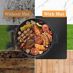 48X36in Grill Mats for Outdoor Grill,Waterproof,OilProof,Fireproof,Fits Most Grills, Smokers, Griddles and Outdoor Charcoal, Flat Top,Deck and Patio Protector