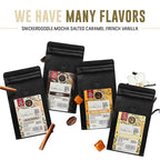 Inspired Coffee Co Mocha Flavored Cold Brew Coffee Coarse Ground Coffee Beans Medium Roast - Low Acid Coffee Smoother Taste - 100% Arabica - 12 oz. Resealable Bag