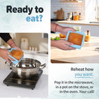 2-Cup Silicone Freezer Trays with Lids – Perfect for Meal Prep, Portion Control, and Easy Freezing-Meal Prep Container Molds for Soup,Leftovers (Aqua, 4 Pack)