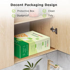 [2025 Upgraded] Bonsenkitchen 3 Rolls 11" x 16' + 3 Rolls 8" x 16' Vacuum Sealer Bags for Food with a Color Box, Easy to Store, Commercial Grade, BPA Free, Great for Food Storage or Sous Vide, VB22