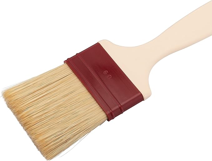 Matfer Bourgeat Natural Pastry Brush, Flat, 2 3/4"