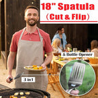 GRILLART BBQ Tools Grill Tools Set -18Inch Grilling Tools BBQ Set - Grill Accessories w/BBQ Tongs, Spatula, Fork, Brush- Stainless Grill Kit Grilling Set - Gift Ideas BBQ Accessories Gifts for Men Dad