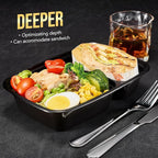 Glotoch 10 Pack 32OZ Meal Prep Containers Reusable Microwave Safe,Extra Large &Thick Food Storage Containers With Lids, Durable Bento Boxes BPA-free, Stackable, Dishwasher/Freezer Safe