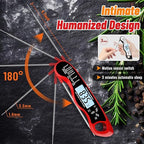 Meat Thermometer, IP67 Waterproof Digital Meat Thermometer with Backlight, Hold Function & Magnet for Grill, BBQ, Candy, Beef,Turkey，Gadgets Essentials BBQ Accessories,Mens Stocking Stuffers