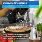 Hexagon Plug Shred Cone for Presto Professional Salad Shooter Models 02970 02960, Cheese Grater Replacement Parts for Shredding Cheese, Vegetables and Fruits