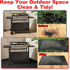 Under Grill Mat for Outdoor Grill – 71 x 40 Inch Fireproof Deck Protector, Heat Resistant & Waterproof BBQ Mat, Ideal Gift for Dad, Great for Gas, Charcoal Grill, Smoker, Fire Pit