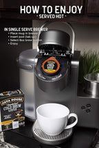 Java House Single-Serve Cold Brew Coffee Pods – 100% Arabica Liquid Concentrate – Smooth & Bold Colombian Roast – 6 Pods – Ready Hot or Iced, TSA Approved