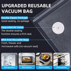 Vacuum Sealer, vacuum sealer for food, handheld vacuum sealer(Vacuum Sealers+ 10 reusable vacuum seal bags)