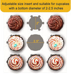 16 Sets of 9-Count White Cupcake Boxes with Window and Insert, 9x9x3 Inch, Suitable for Cupcakes, Muffins, and Cookies