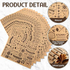 3000 Pcs 12 x 12 Inch Deli Wax Paper Sheets Grease Resistant Tray Basket Liners Newsprint Paper Water and Grease Proof Sandwich Wrapping Square Hot Dog Wrappers for Food Baking (Brown)