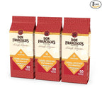 Don Francisco's Caramel Spiced Rum Ground Coffee, Medium Roast – Flavored 100% Arabica, 3-Pack (12 oz Bags), Premium Coffee for Drip, Pour Over & French Press