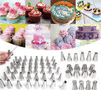 359PCs Cake Decorating Baking Supplies Kit, Baking Set with 66 Piping Tips, Icing Bags and Tips Set for Beginners,Baking Tools,Cupcake Decorating Kit