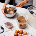 Rubbermaid Brilliance Pantry 10 Piece Set, Clear and Airtight Food and Pantry Storage Containers