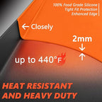 28" Silicone Griddle Mat Cover for Blackstone, Heavy Duty Silicone Cover, All Year Round Griddle Top Protective Mat for Black Stone Accessories