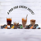 JAVA HOUSE Dark Roast Sumatran Cold Brew Pods, (48 Count) Peel and Pour Pods Hot or Iced Instant Coffee Concentrate