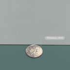 Leather Table Cover,1.8mm Thick,30x48 Inch Desk Cover,Large Desk Mat,Table Protector,Table Cover Protector,Kitchen Table Cover,Dining Table Mat,(Aqua Blue+Gray,30x48)