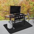 75 x 40 inch Under Grill Mats for Blackstone - Large Fireproof Grill Mat for Deck Protector, Double-Sided Waterproof Oil-Proof BBQ Floor Matt for Blackstone Griddle Accessories