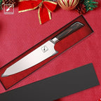 imarku Japanese Chef Knife, 8 Inch Damascus Kitchen Knife, Chef's Knives with Unique Design Wood Handle, Powder Steel Forged Super Sharp Knife With Gift Box, Birthday Gift&Christmas Gift for Families