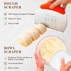 Complete Sourdough Starter Kit, Banneton Bread Proofing Basket with Glass Sourdough Starter Jar, Sourdough Bread Baking Supplies, 9'' Round Bread Proofing Basket, for Bread Making Baking Fermentation