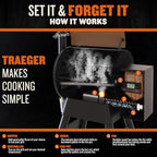 Traeger Grills Pro 575 Wood Pellet Grill & Smoker with Wifi, App-Enabled, Bronze