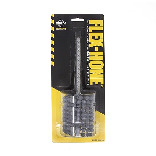 Brush Research BC23832 FLEX-HONE®, 2-3/8" (60.3mm) Diameter, 320 Grit, Silicon Carbide, For Mild Steel, Stainless Steel, Cast Iron and Softer Ferrous Materials