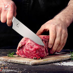 imarku Japanese Chef Knife, 8 Inch Damascus Kitchen Knife, Chef's Knives with Unique Design Wood Handle, Powder Steel Forged Super Sharp Knife With Gift Box, Birthday Gift&Christmas Gift for Families