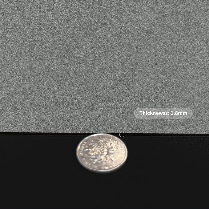 Dresser Protector Top - Can Be Used On Both Sides Waterproof and Easy to Clean Good Flatness Used for Dresser Table(Black+Gray 10x39)