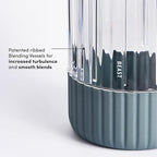 The Beast Mini Blender | Mini Countertop Kitchen Blender | Blend Smoothies and Shakes, Dressings, Sauces, Dips | Straw Cap and Straws Included | 600W (Mist)
