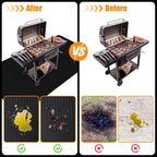 70X48 Inches Extra Large Grill Mat for Outdoor Grill - Fireproof Deck and Patio Protector, Waterproof and Oil-Proof Barbecue Grill Mat
