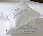 16x16 Decorative Throw Pillow Inserts-Down Feather Pillow Inserts-Square-Cotton Fabric-Set of 2-White.