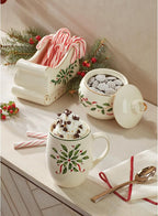 Lenox 890765 Holiday Ornament Candy Jar, Christmas Hosting