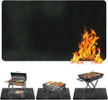 Ogrmar 65 x 48 Inch Under Grill Mats for Outdoor Grill, Indoor Fire Pit/Fireplace Mat, Waterproof Oil-Proof Grill Floor Pads, BBQ Mat Protector for Deck, Patio and Grass (65 * 48 Inch)
