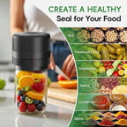 Mason Jar Vacuum Sealer Kit, Electric Sealer for Wide and Regular Mouth Mason Lids, Canning Vacuum Sealer Mason Jar, Automatic Vacuum Sealer Machine for Food Storage - 2 Packs