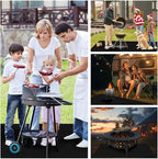 90x48 Inches Extra Large Grill Mat for Outdoor Grill - Fireproof Deck and Patio Protector, Waterproof and Oil-Proof Barbecue Grill Mat