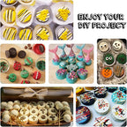 Actvty Round Chocolate Covered Cookie Molds, 3 Pcs Cylinder Chocolate Candy Silicone Molds, Perfect for Chocolate Covered Oreos, Candy, Cakes, Jelly, Muffin, Soap
