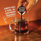 JAVA HOUSE Dark Roast Sumatran Cold Brew Pods, (48 Count) Peel and Pour Pods Hot or Iced Instant Coffee Concentrate