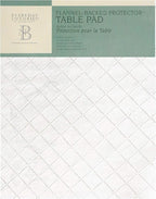 Newbridge Quilted Waterproof Cut to Fit Table Pad Protector with Flannel Backing, Heat Resistant, Wipe Clean, Cushioned Pad Protects Table from Spills and Scratches, 52" x 102"