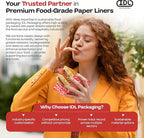 Red Checkered Deli Paper Sheets, 12" x 12" (500 pcs) - USA-Made Premium Food Basket Liners - PFAS-free Grease Resistant Deli Paper Sheets for Food, Snack & Baking Wrap, Picnic & Party by IDL Packaging