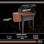 Traeger Grills TFB30KLF Tailgater 20 Portable Electric Wood Pellet Grill and Smoker – Foldable Legs, 6-in-1 Versatility, 300 sq. in. Cooking Space for Tailgating, Camping, and Outdoor BBQ