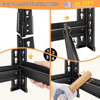 Adjustable Shelving Units and Storage, 48”W Garage Shelving Heavy Duty,1500LBS Loads 3-Tier Garage Storage Shelves, Metal Shelves for Living Room,Pantry,48”W×16”D×36”W,Black