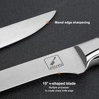 imarku Boning Knife, German High Carbon Stainless Steel Professional Grade Boning Fillet Knife, 6-Inch Deboning Knife, Pakkawood Handle for Meat and Poultry, Gifts for Men and Women