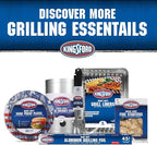 Kingsford Stainless Steel 3-Piece BBQ Tool Set | Tongs, Basting Brush, Spatula | Rust-Resistant Grilling Tools