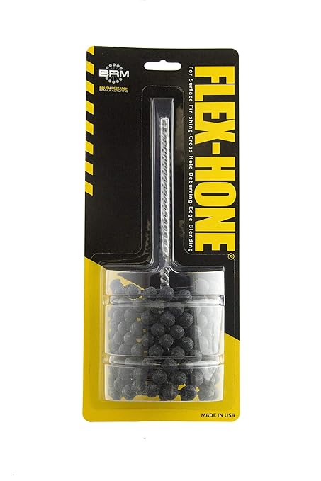 Brush Research BC25818 FLEX-HONE®, 2-5/8" (67.7mm) Diameter, 180 Grit, Silicon Carbide, For Mild Steel, Stainless Steel, Cast Iron and Softer Ferrous Materials