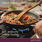 Anolon Advanced Home Hard-Anodized Nonstick Skillets (10.25-Inch, Bronze)