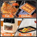 WIBIMEN Grill Mats for Outdoor Grill, Copper 7pcs Grill Mat, 100% Non-Stick PFOA Free 15.75 x 13, Heavy Duty, Reusable and Easy to Clean - Gas Charcoal & Electric BBQ