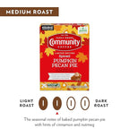 Community Coffee Spiced Pumpkin Pecan Pie Flavored Keurig Coffee Pods, 60 Count, Limited Edition, Medium Roast, 10 count (Pack of 6)